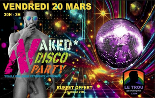 All naked disco party