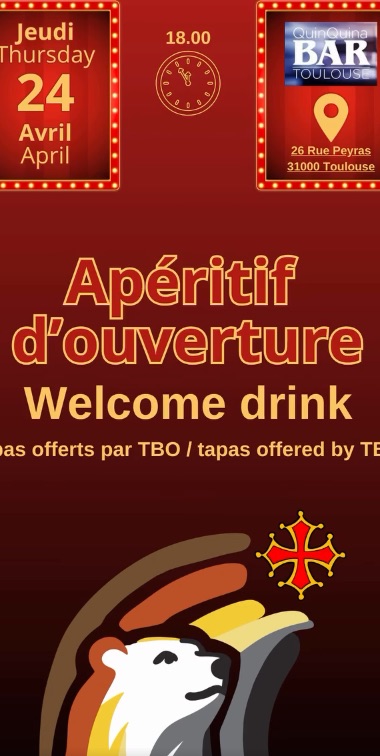 Apéritif d'ouverture Toulouse bear week
