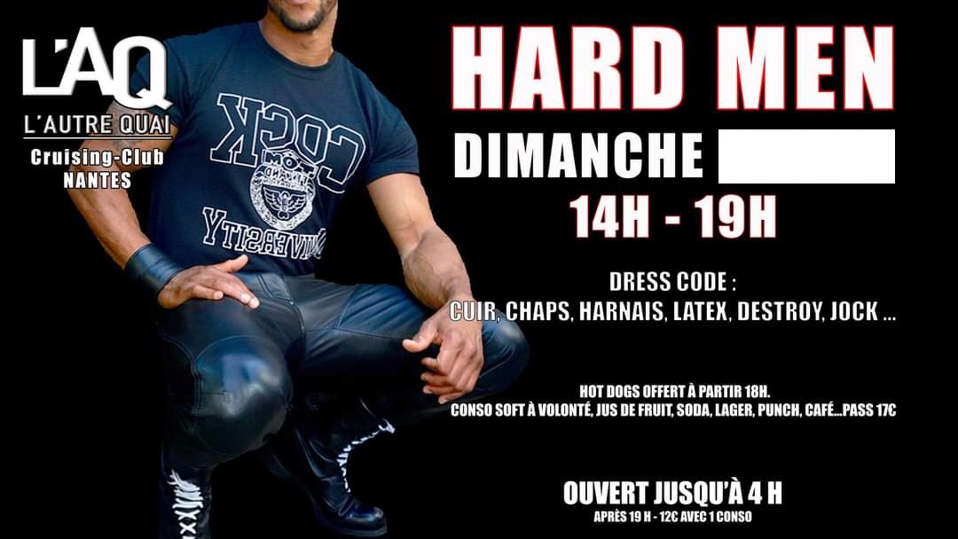 Après-midi hard 14h-19h puis tout est permis jusqu'à 4h • Agenda