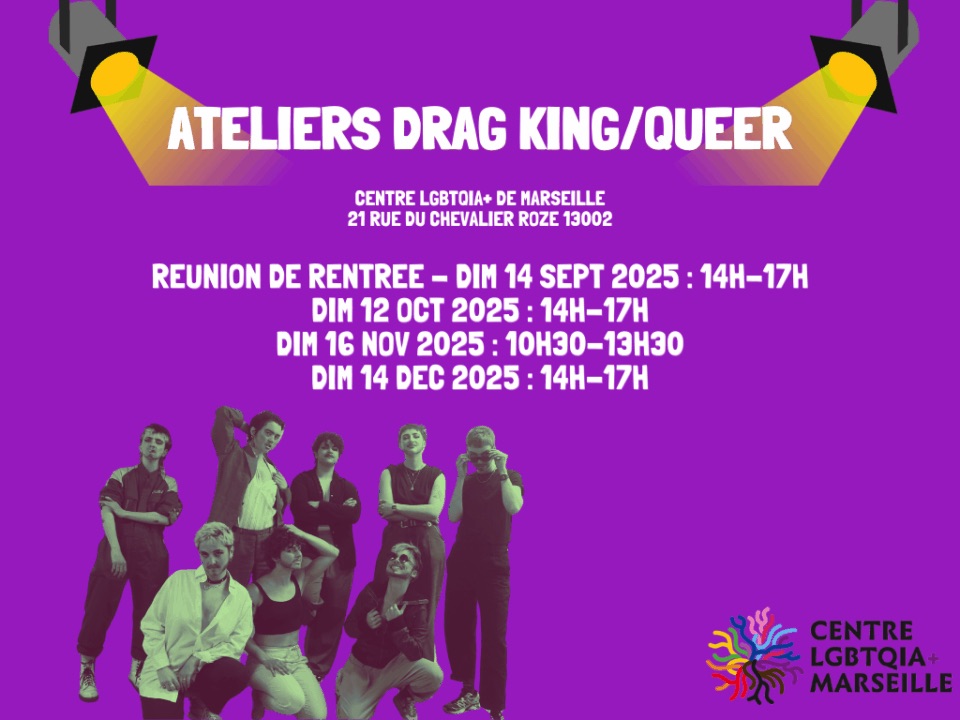 Atelier drag king/queer