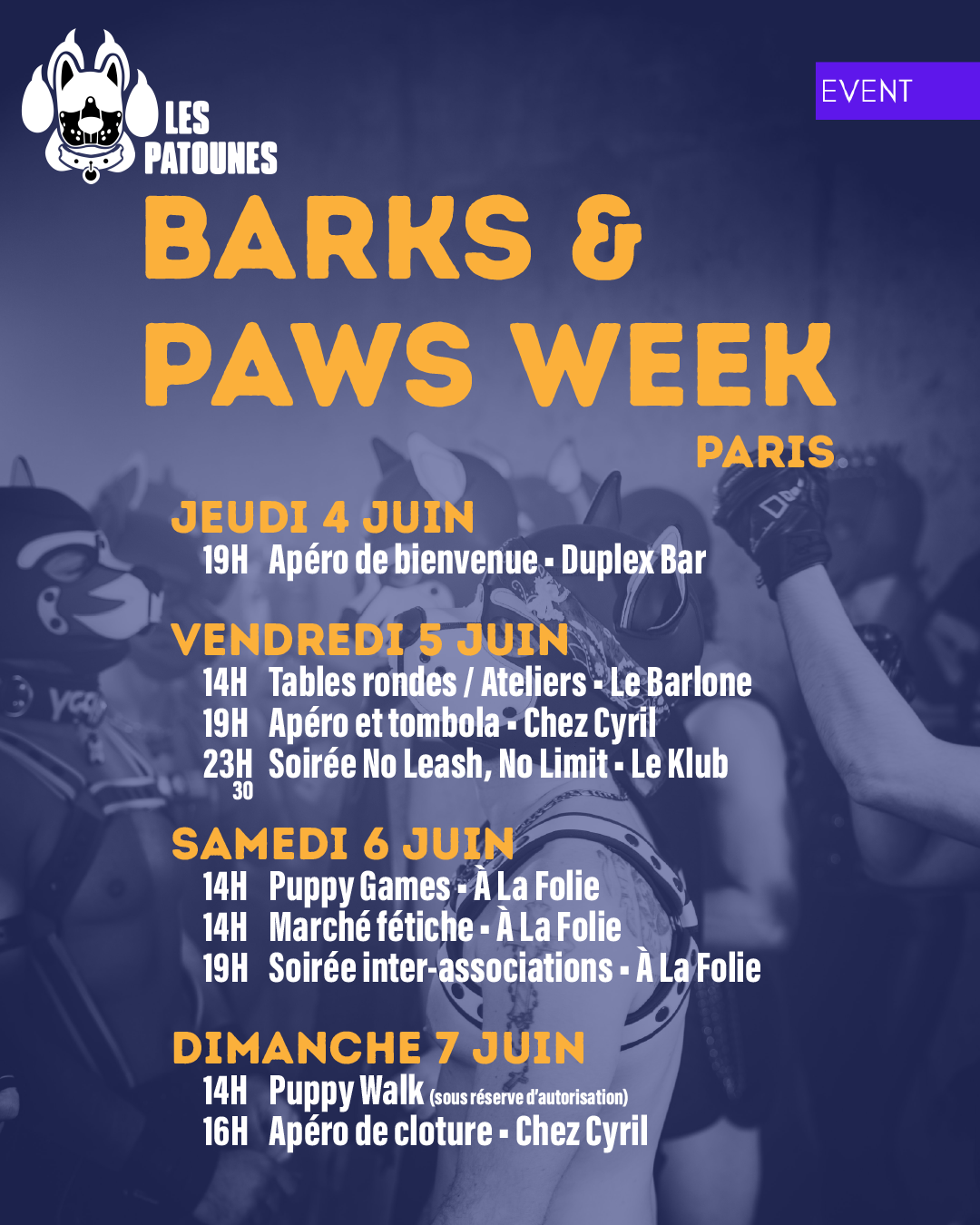 Barks & Paws week - Puppy Games & Kinky Market