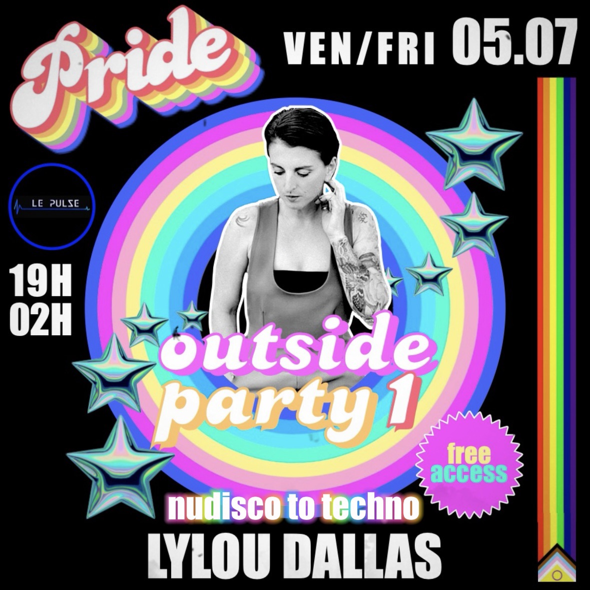 Before Pride outside party