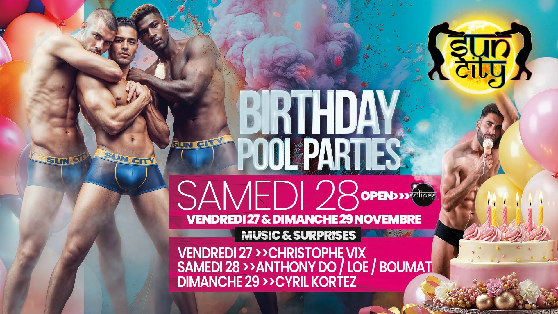 Birthday Pool Parties 22 ans