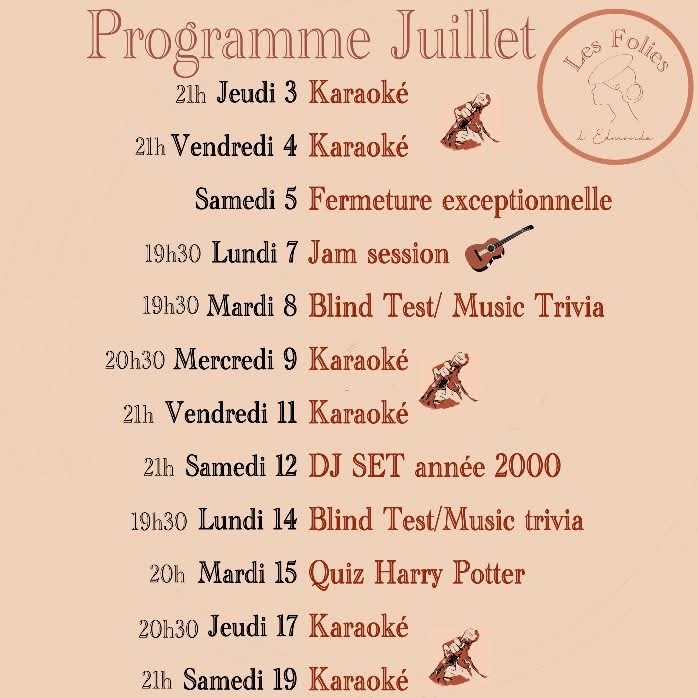 Blind test • Agenda