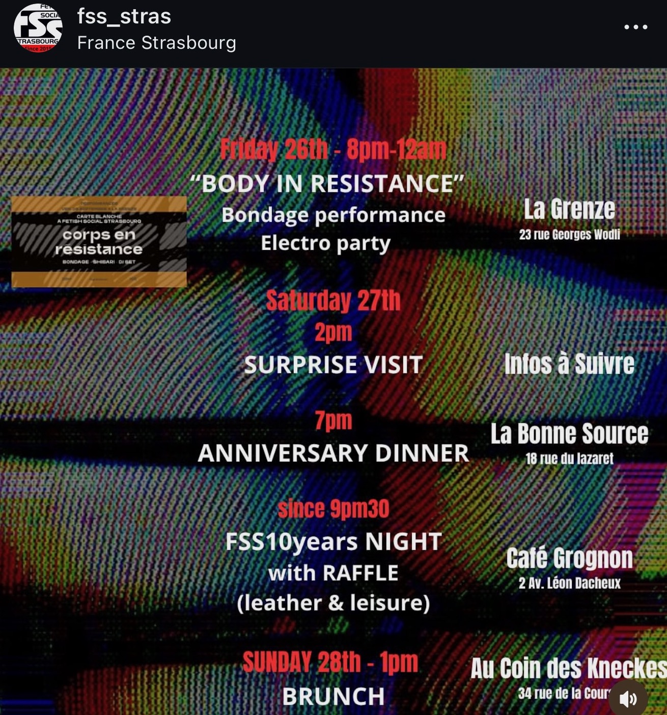 Body in resistance