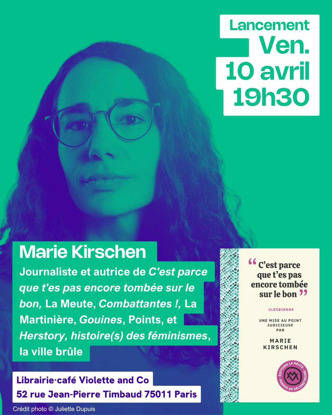 "C'est parce que t'es pas encore tombée sur le bon" : #lesbienne, de Marie Kirschen