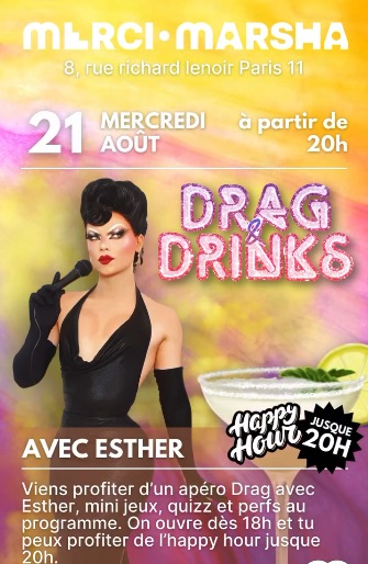 Drag and drink