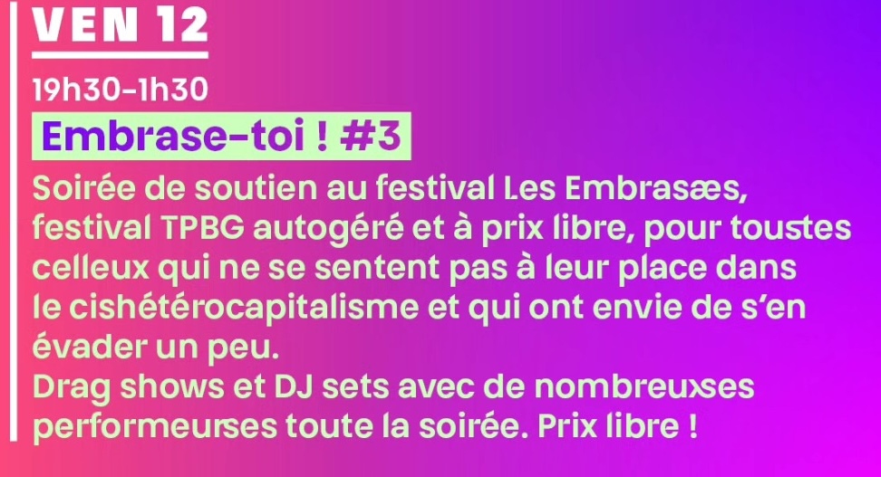 Embrase-toi !