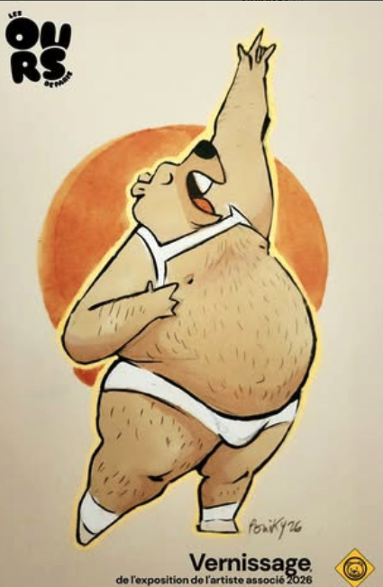 Fierté Ours de Paris 2026 : vernissage de l’expo Pouiky