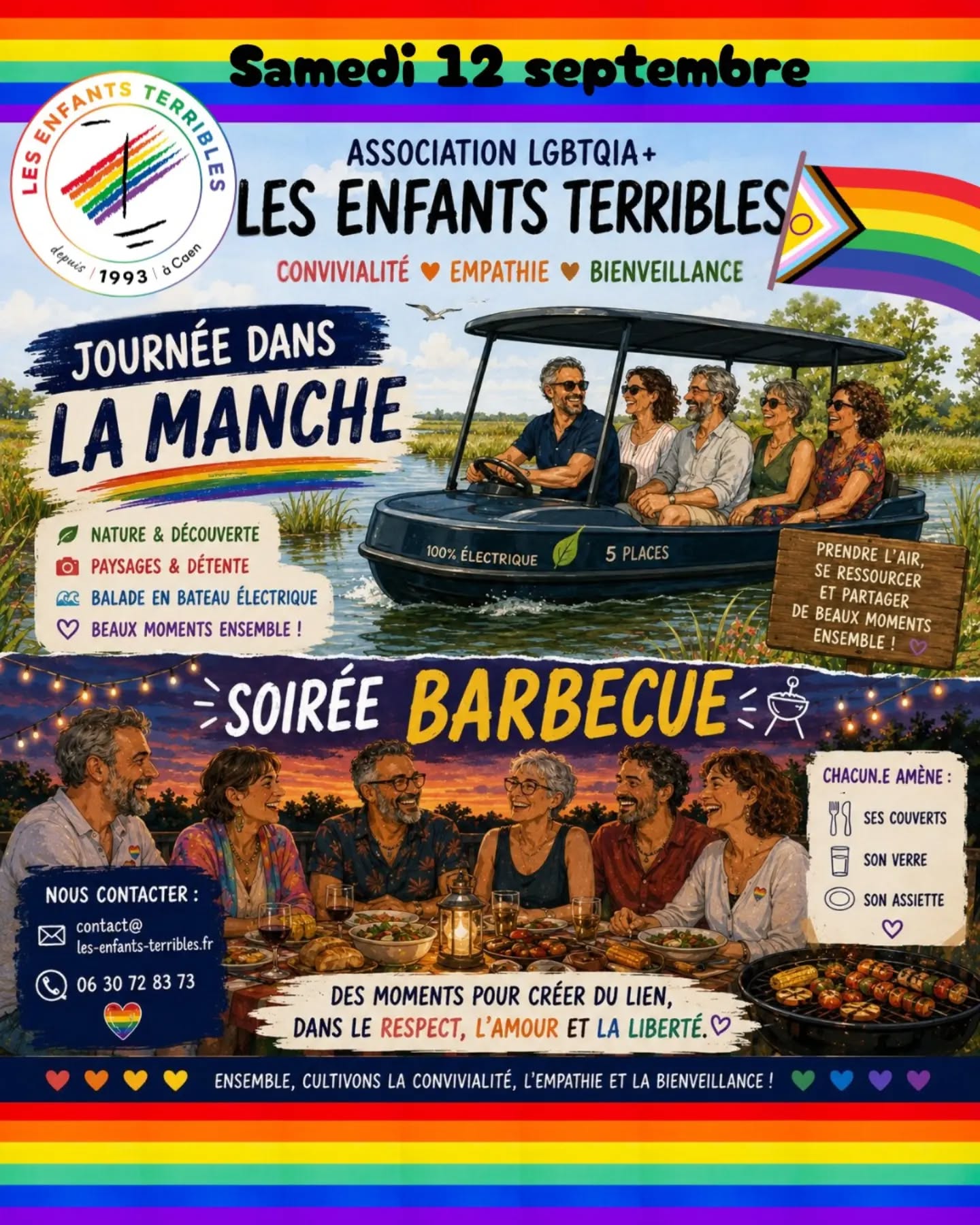 Journée dans la Manche/soirée barbecue