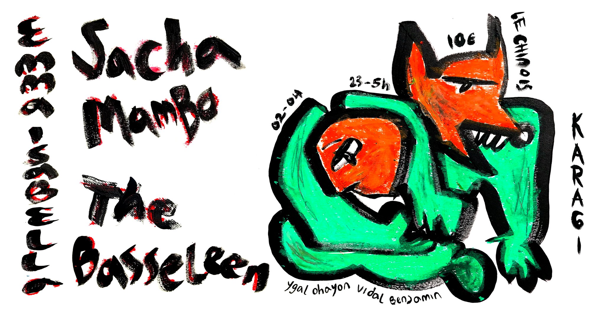 Karagi-Sacha Mambo-The Basseleen-Emma Isabella