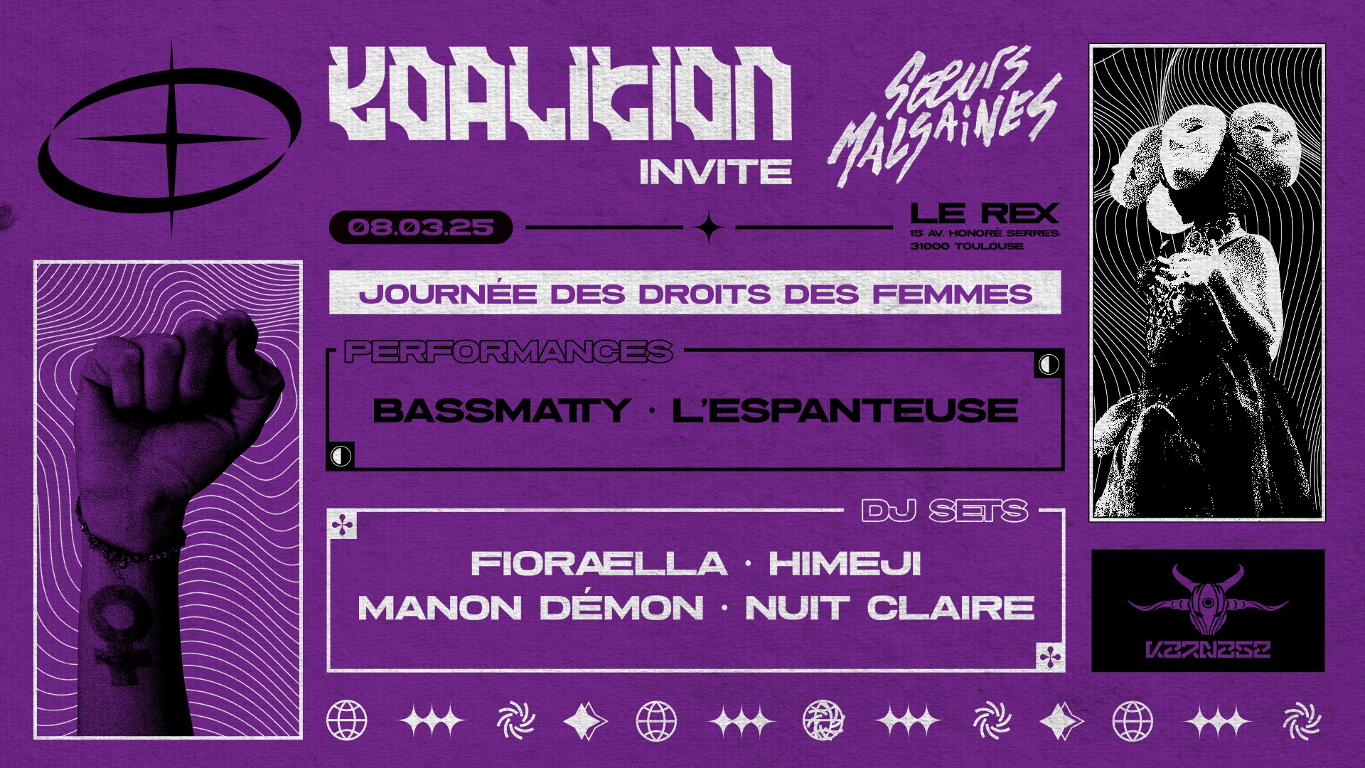 Koalition invite Soeurs Malsaines