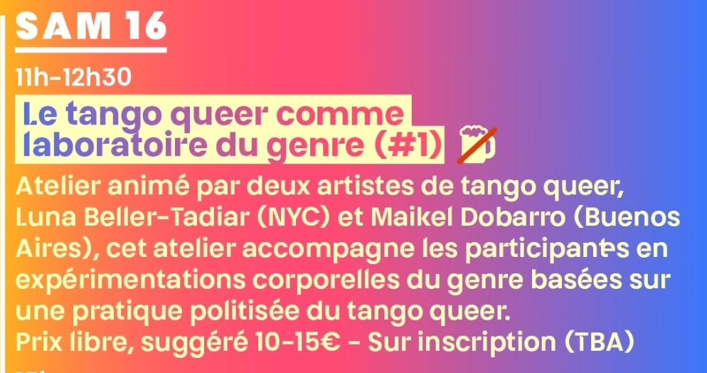 Le Tango queer comme laboratoire du genre