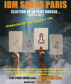 Live Porn Show + Election de la plus grosse (mais pas que...) !