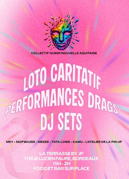 Loto caritatif/performances drag/DJ sets