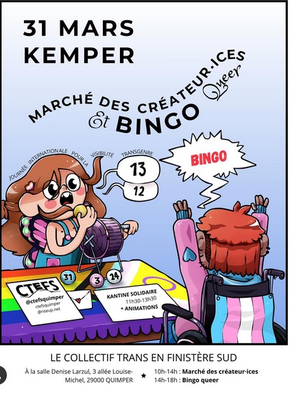 Marché des créateurs.ices et bingo queer