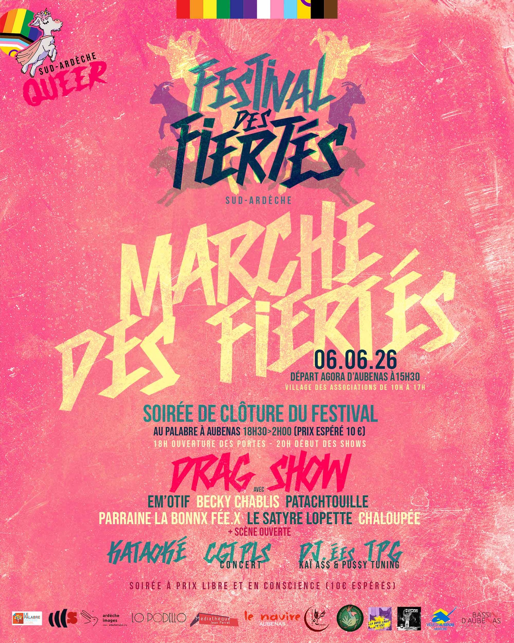 Marche des Fiertés Aubenas 2026