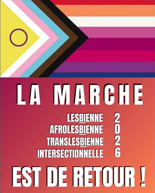 Marche lesbienne-afrolesbienne-translesbienne-intersectionnelle
