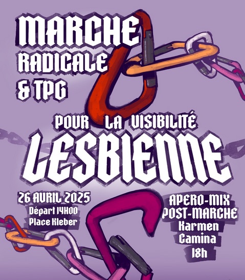 Marche radicale & TPG pour la visibilité lesbienne