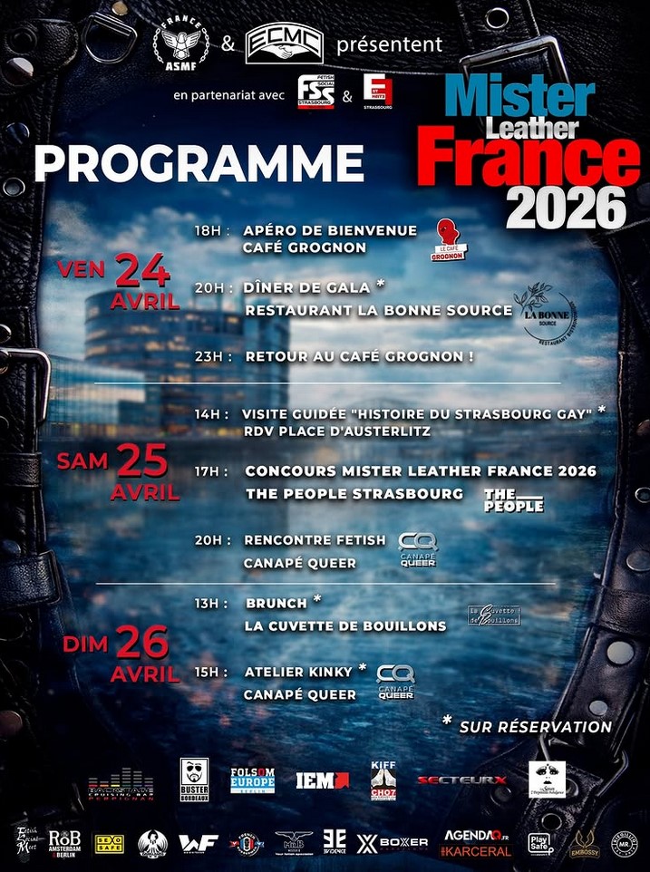Mister Leather France 2026 : Rencontre Fetish