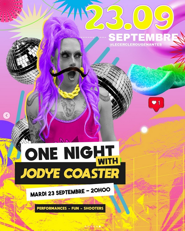 One Night with Jodye Coaster