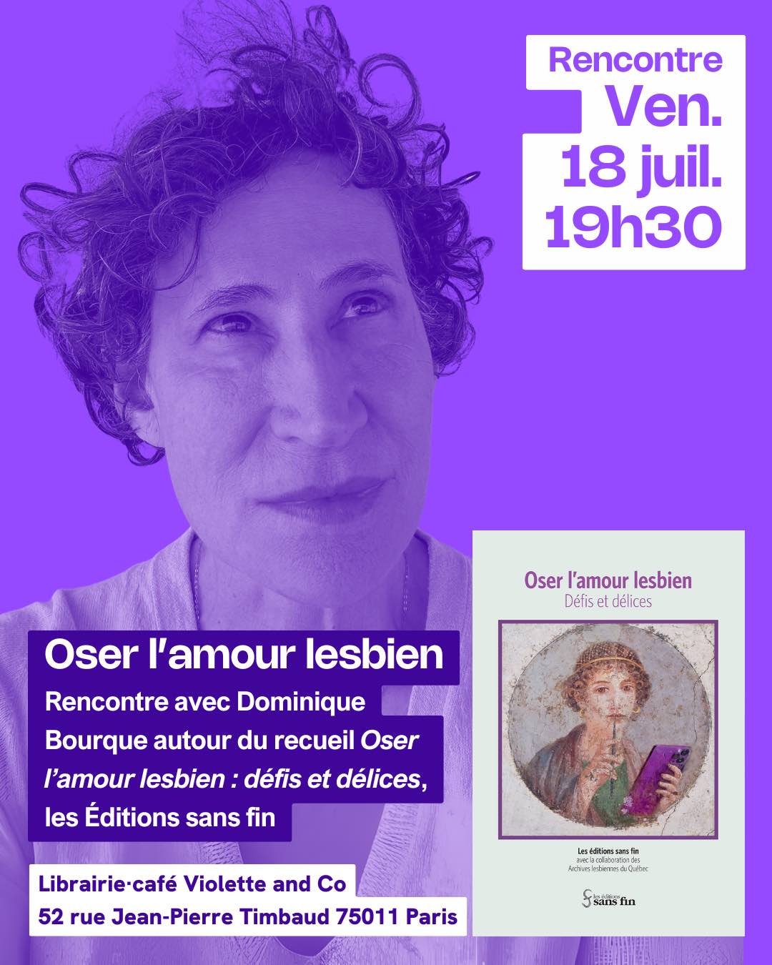 Oser l'amour lesbien, délits et délices • Agenda
