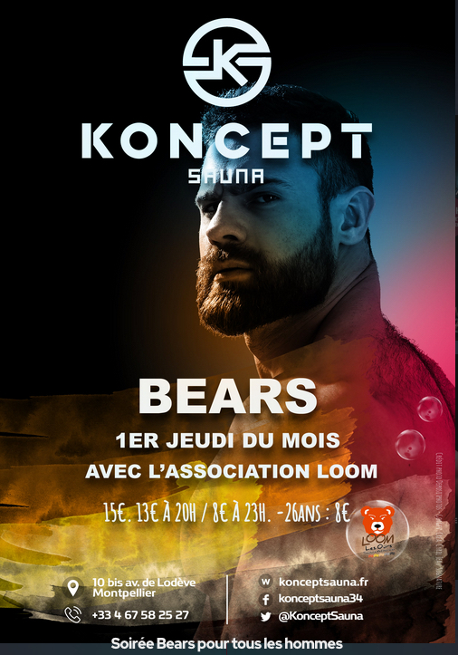 Ouvert 13h-1h - bears à partir de 20h • Agenda