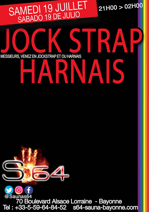 Ouvert 14h-2h - jockstrap/harnais à partir de 21h • Agenda