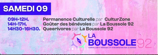 Permanence culturelle/goûter des bénévoles/queerivores