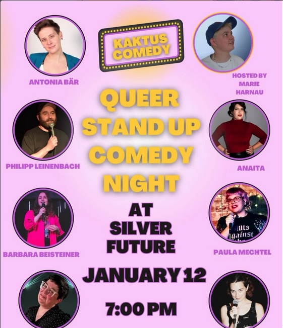 Queer stand up comedy night