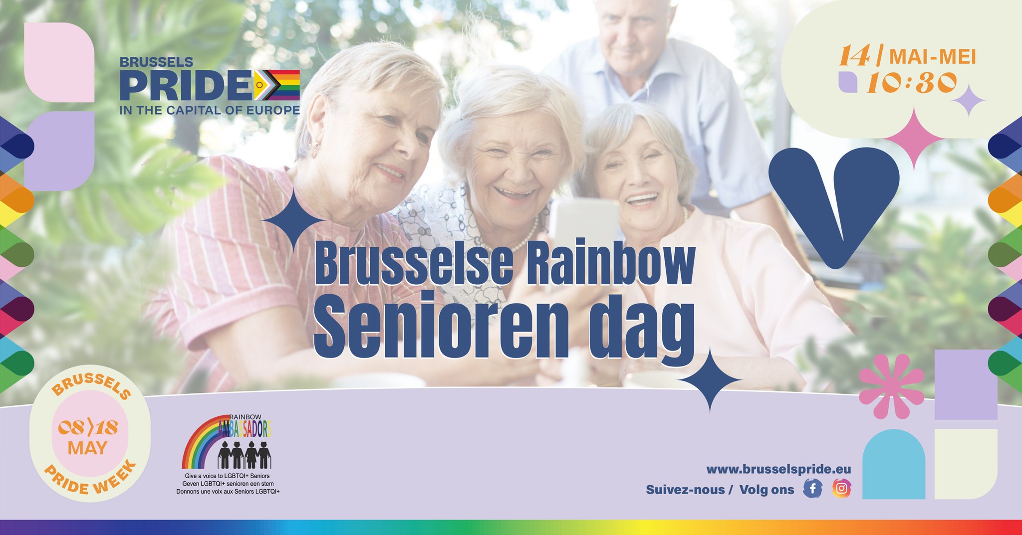Rainbow senior day