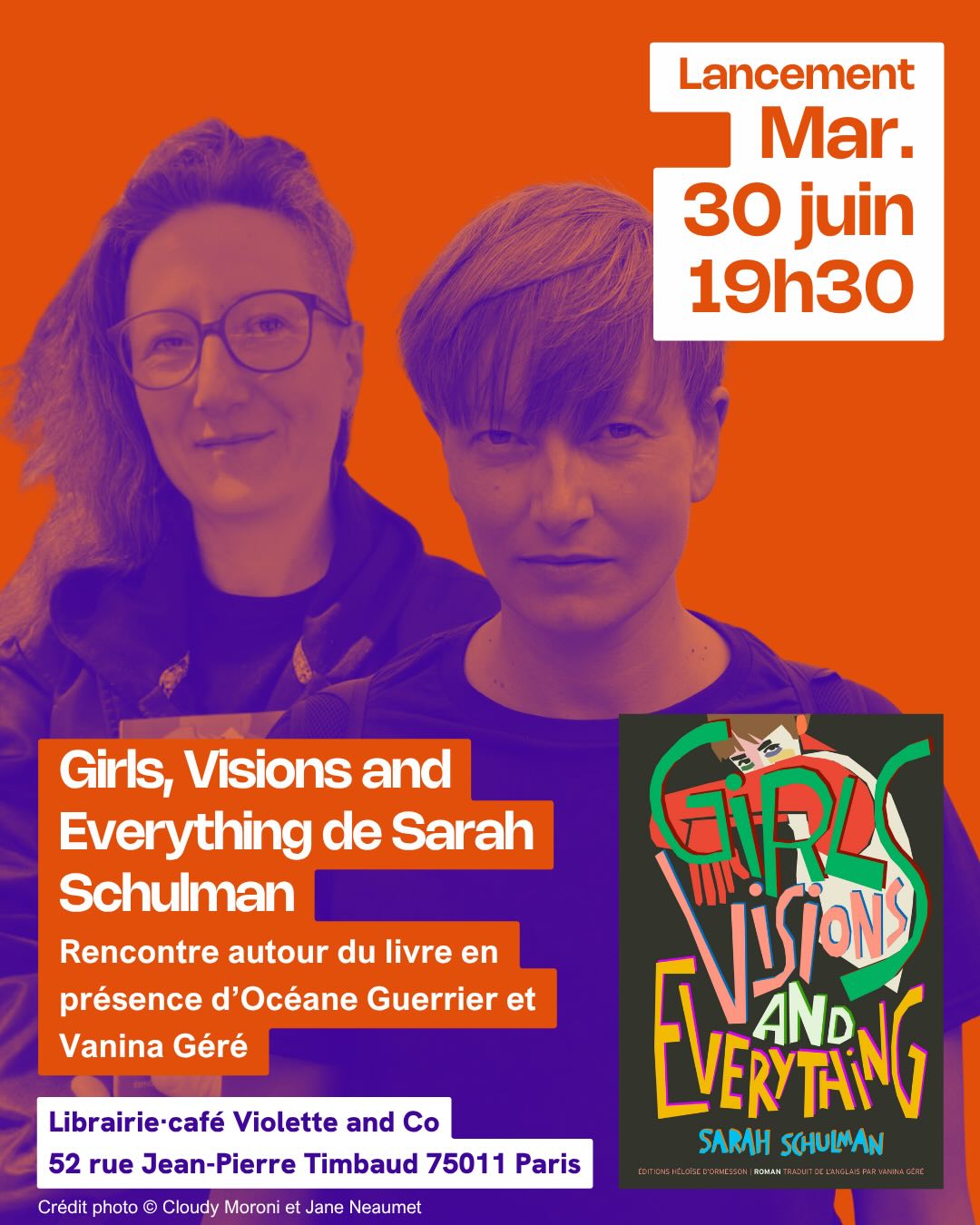 Rencontre Girls, Visions and Everything de Sarah Schulman