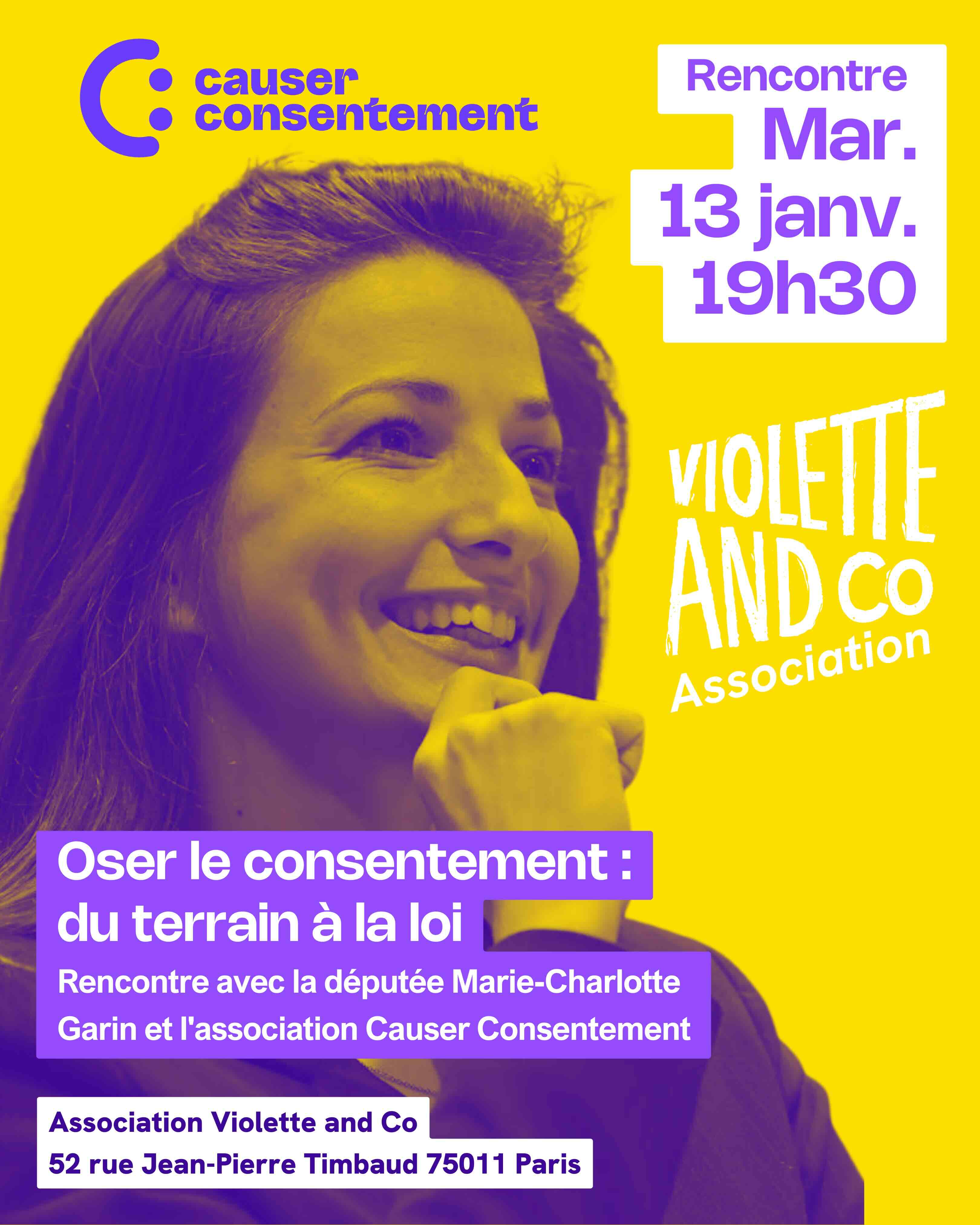 Rencontre Oser le consentement : du terrain à la loi