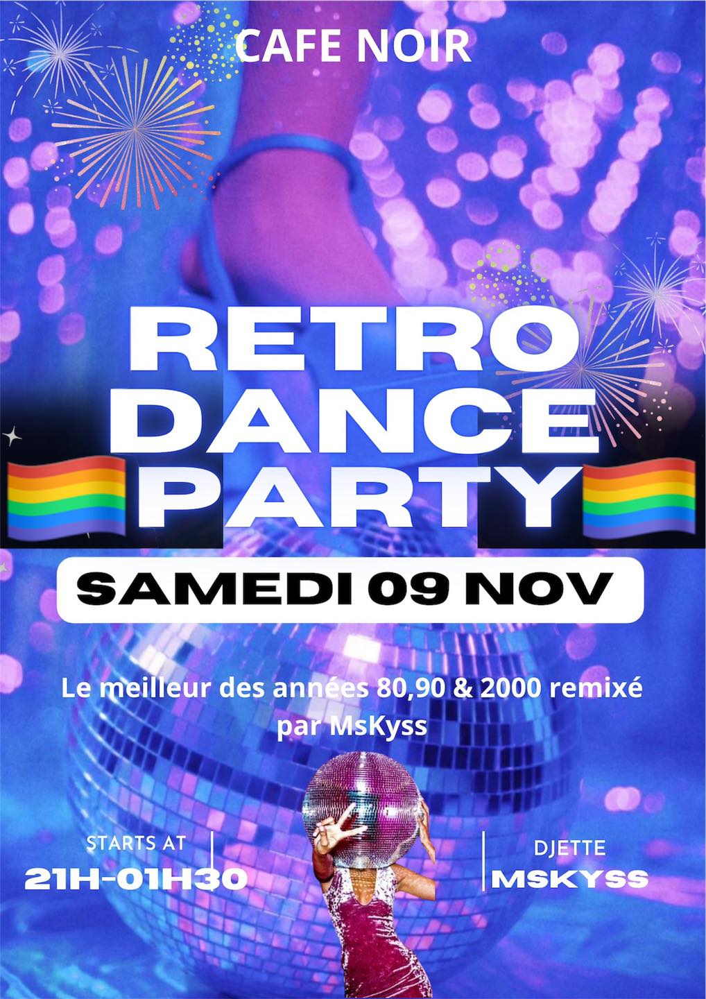Retro dance party