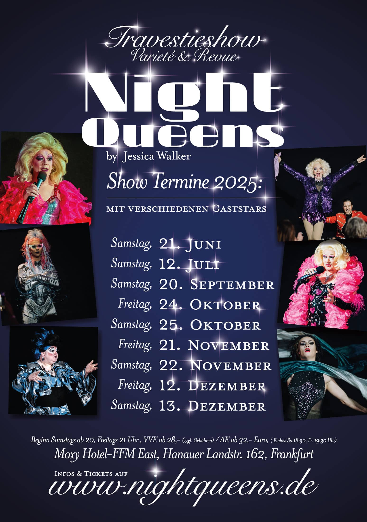 Revue drag queens