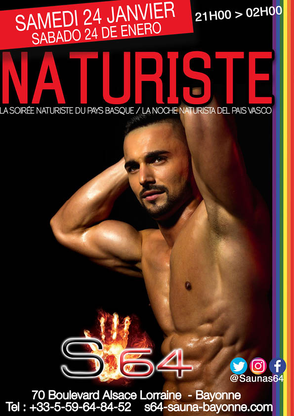 Sauna/cruising - naturiste à partir de 21h