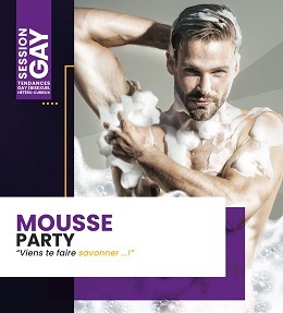 Sauna/cruising - session gay - Mousse party à partir de 20h
