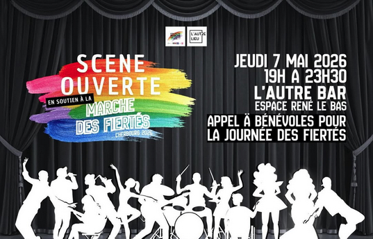 Scène ouverte solidaire Marche des Fiertés Cherbourg 2026