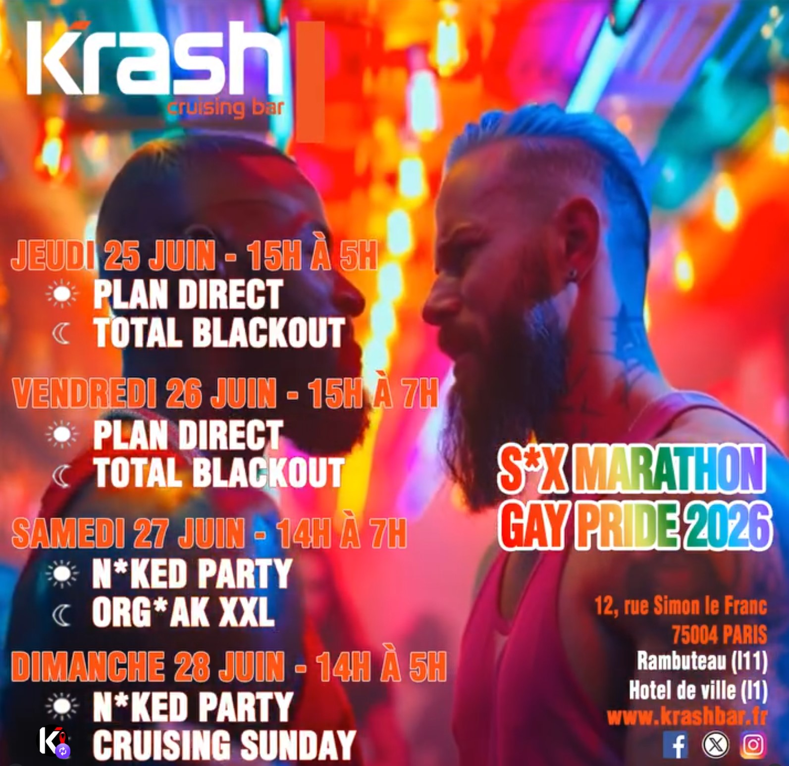 Sex Marathon Gay Pride - Orgiak XXL