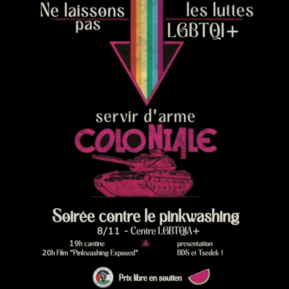 Soirée contre le pinkwashing