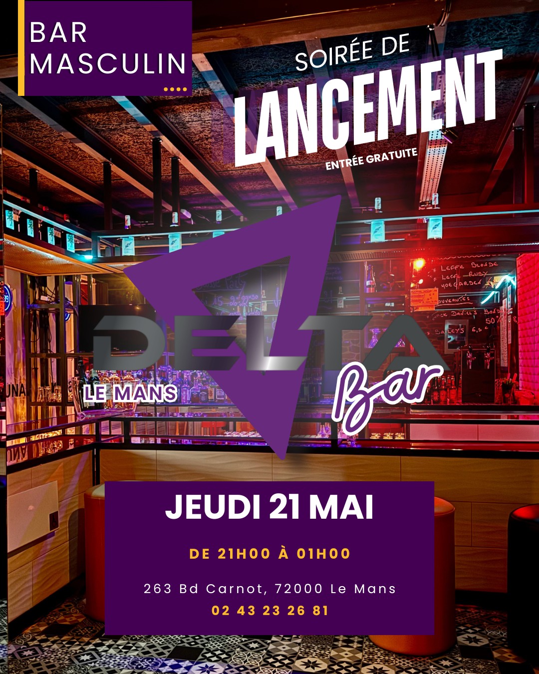 Soirée de lancement Delta Bar
