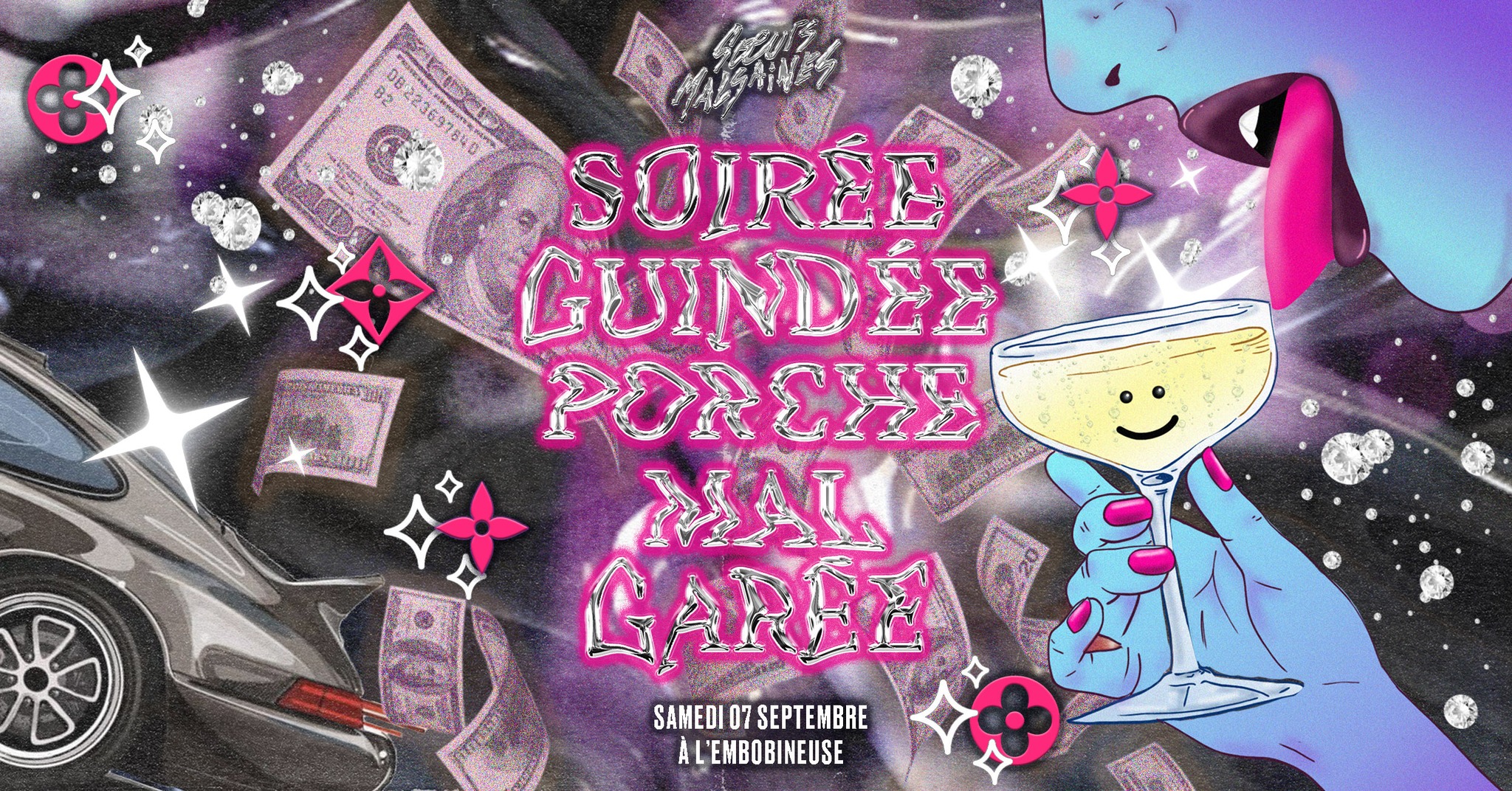 Soirée guindée porche mal garée
