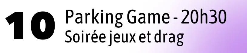 Soirée jeux et drag