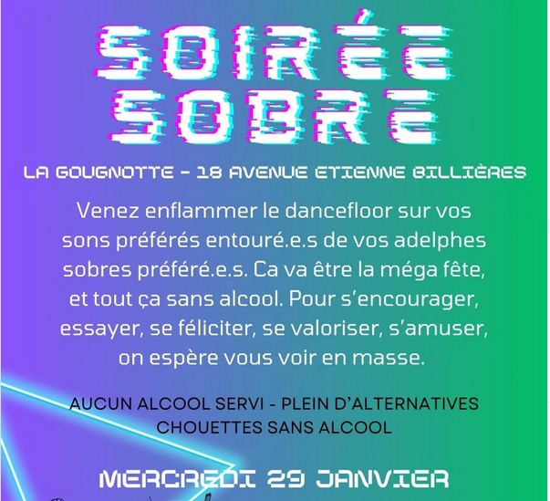 Soirée sobre