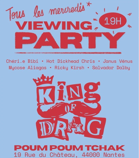 Viewing party King of drag