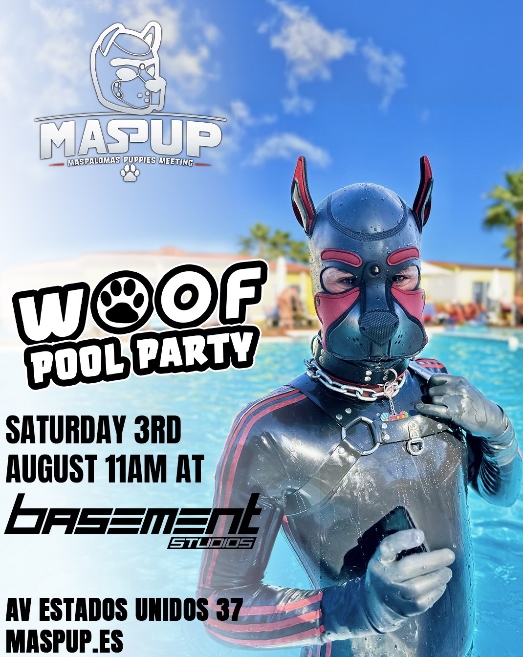 Woof pool party